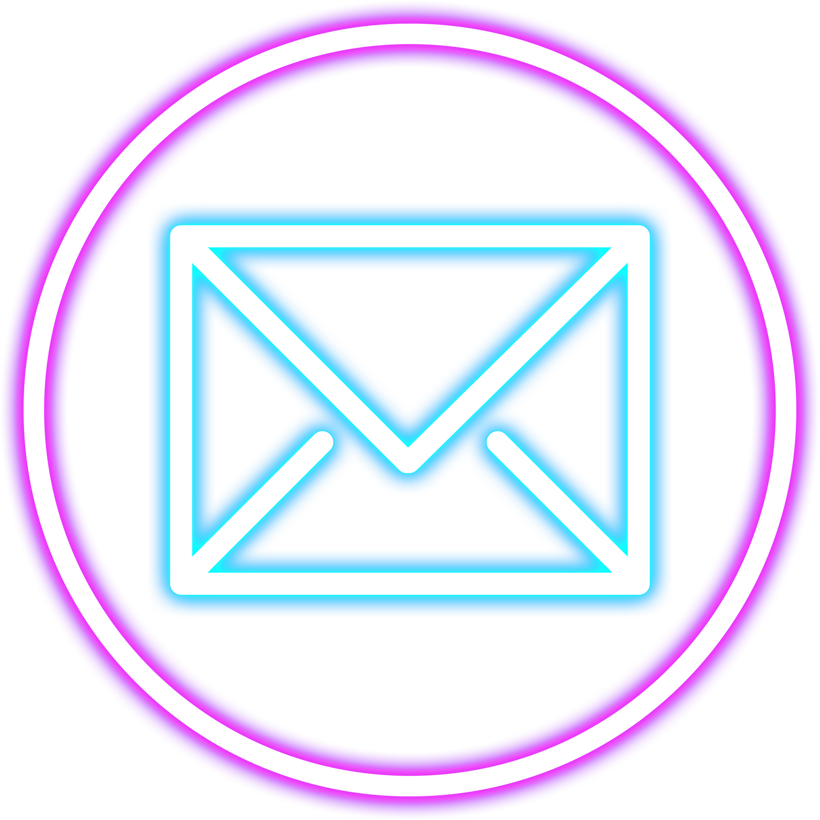 Neon Mail Icon